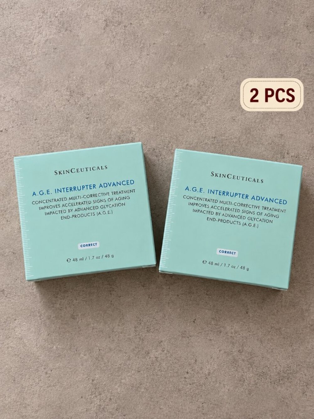 SkinCeuticals A.G.E. INTERRUPTER ADVANCED 48 mL 2-Piece Set